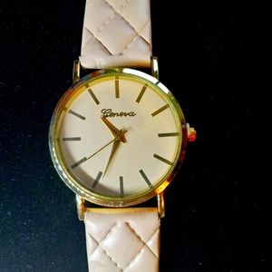 Beige watch